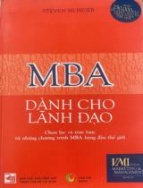 MBA dành cho lãnh đạo / Steven Silbiger; Nhật An, Minh Hà dịch