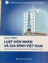 Giáo trình luật hôn nhân và gia đình Việt Nam / Nguyễn Văn Tiến chủ biên