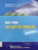 Giáo trình xác suất và thống kê / Nguyễn Đình Huy(cb); Đậu Thế Cấp, Lê Xuân Đại