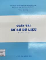 Quản trị cơ sở dữ liệu (Lưu hành nội bộ) / Trần Quang