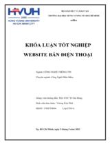 WEBSITE BÁN ĐIỆN THOẠI / Vương Kim Phát; Người hướng dẫn Tô Oai Hùng