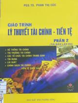 Giáo trình lý thuyết tài chính - tiền tệ. Phần 2 / Phan Thị Cúc