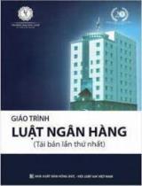 Giáo trình luật ngân hàng