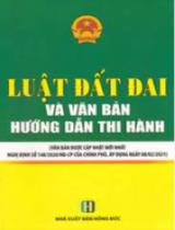 Luật đất đai và văn bản hướng dẫn thi hành