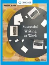 Successful Writing at Work / Philip C. Kolin