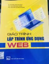 Giáo trình lập trình ứng dụng web / Hồ Văn Lâm (cb), Nguyễn Ngọc Dũng, Nguyễn Thị Kim Phượng