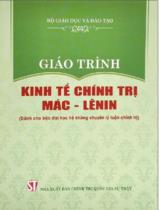 Giáo trình Kinh tế chính trị Mác - Lênin : Dành cho bậc đại học hệ không chuyên lý luận chính trị