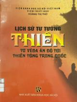 Lịch sử tư tưởng thiền từ VêĐa Ấn Độ tới Thiền Tông Trung Quốc / Hoàng Thị Nở