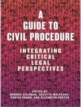 A Guide to Civil Procedure: Integrating Critical Legal Perspectives / Brooke Coleman, Suzette Malveaux, Portia Pedro, Elizabeth Porter