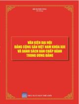 Văn kiện Đại hội Đảng Cộng sản Việt Nam khóa XIII và danh sách Ban chấp hành Trung ương Đảng / Bích Phương (hệ thống)