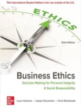 Business ethics : Decision making for personal integrity & social / Laura P. Hartman, Joseph DesJardins, Chris MacDonald